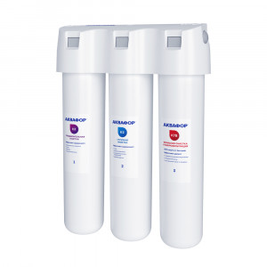 Проточная система Аквафор Кристалл Эко (К3-К2-К7В) со смесителем C125